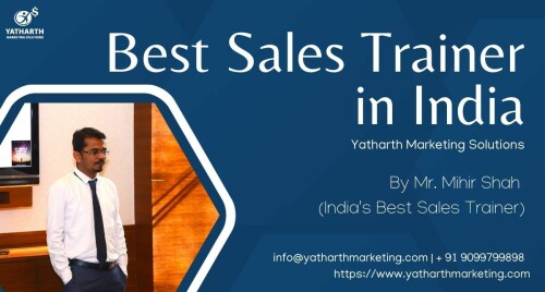 Best Sales Trainer in India Yatharth Marketing Solutions