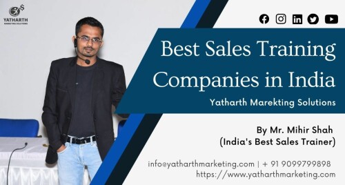 Best Sales Training Companies in India Yatharth Marketing Solutions