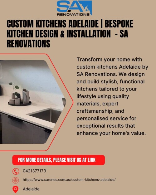Custom Kitchens Adelaide Bespoke Kitchen Design & Installation SA Renovations
