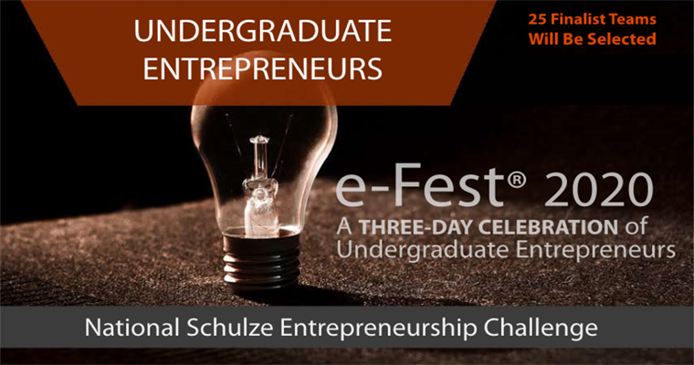 e-Fest 2020 Highlights Elite Undergraduate Student Entrepreneurs Among Outstanding Field of Competitors