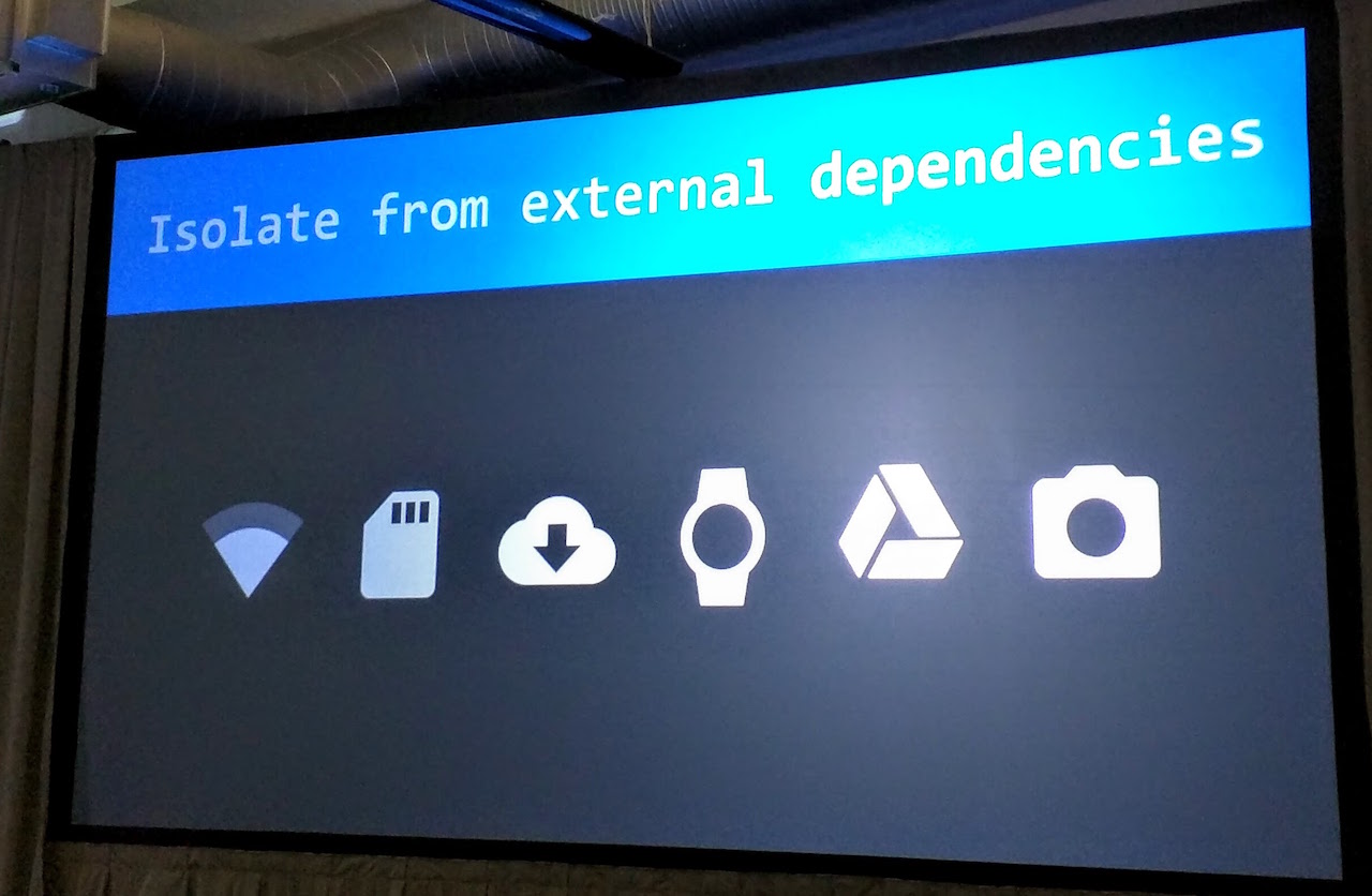 isolate tests from external dependencies