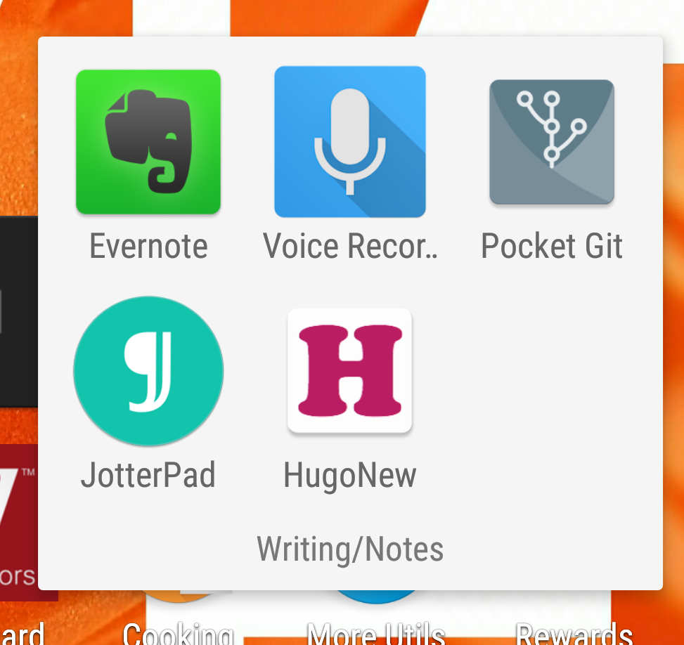 writing tools on Android