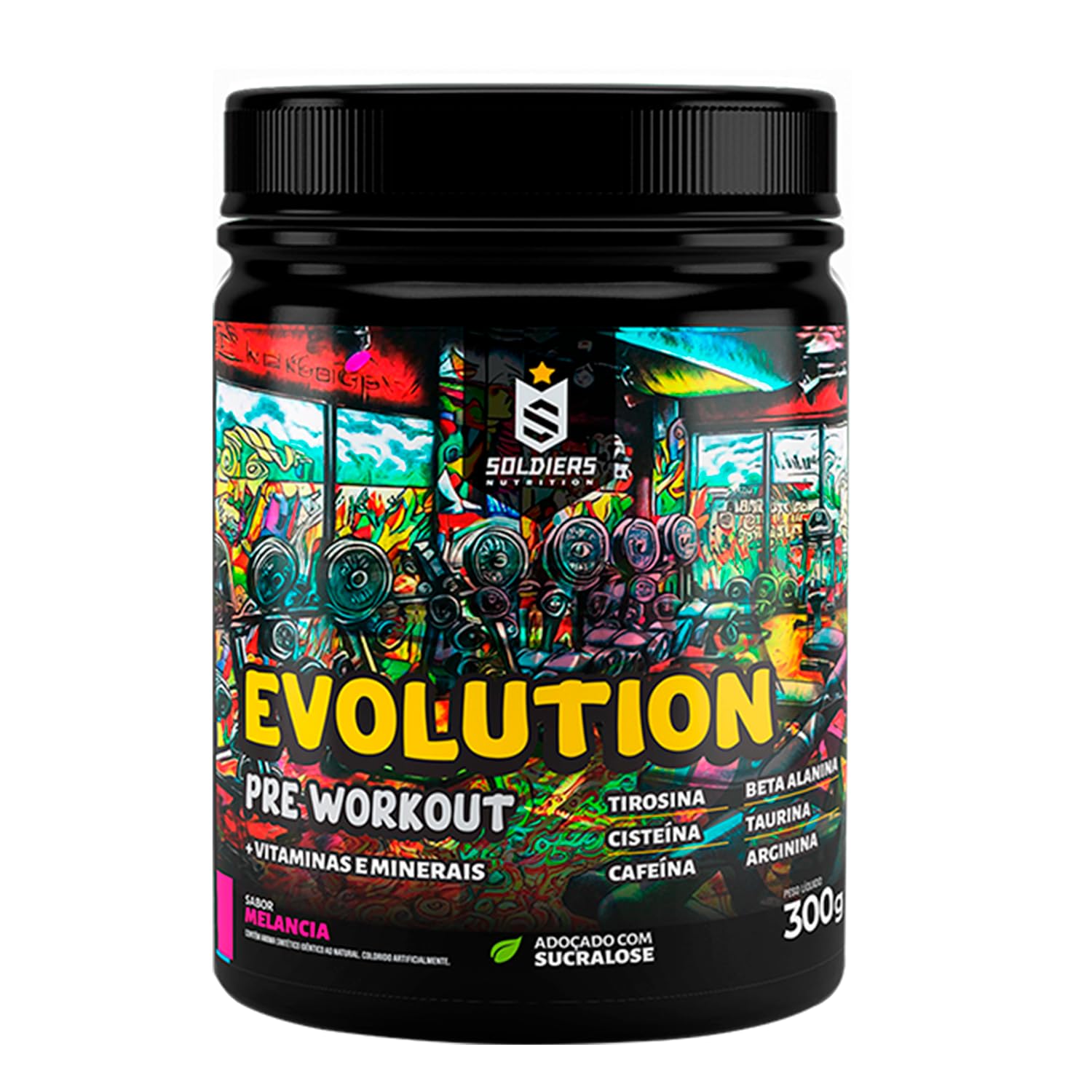 Soldiers Nutrition - Pré-Treino Evolution Pré Workout 300g - (Blueberry)