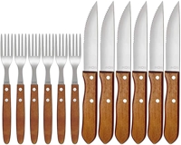Mor - Conjunto Churrasco Garfo E Faca 12 Peças