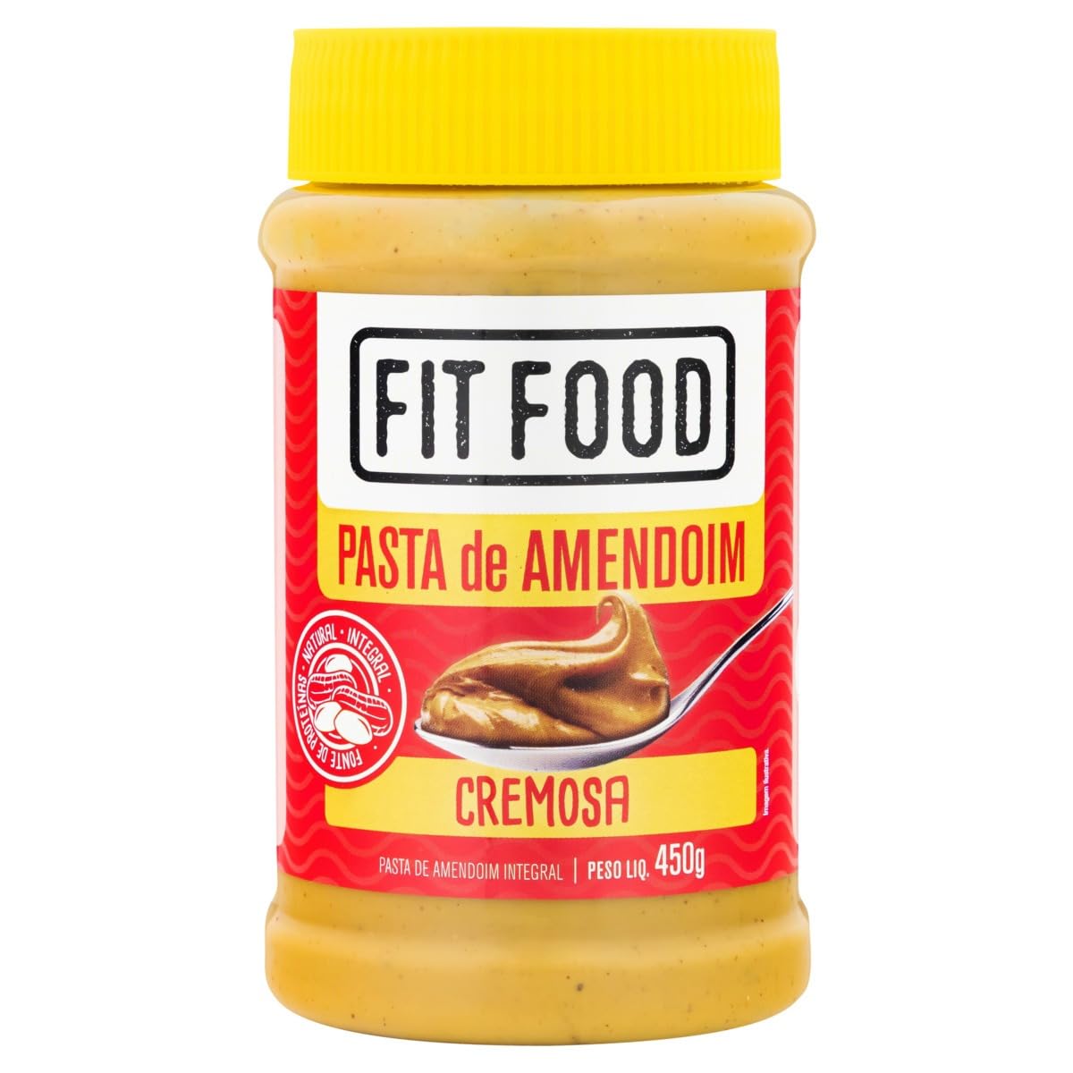 Fit Food Pasta de Amendoim Cremosa 450g