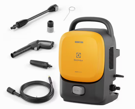 Lavadora de Alta Pressão Electrolux EasyWash 1400W com 1650PSI, Engate Rápido, Bico Vario e Sistema Stop Total - 220V