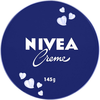 Nivea Creme Lata - Hidratação Profunda Para As Áreas Mais Ressecadas Como Cotovelo, Calcanhar, Joelho, Mãos E Pés, Também Protege Do Frio E Cuida Da Pele Tatuada - 145g
