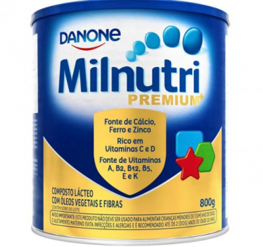Composto Lácteo Milnutri Premium Danone Nutricia 800g
