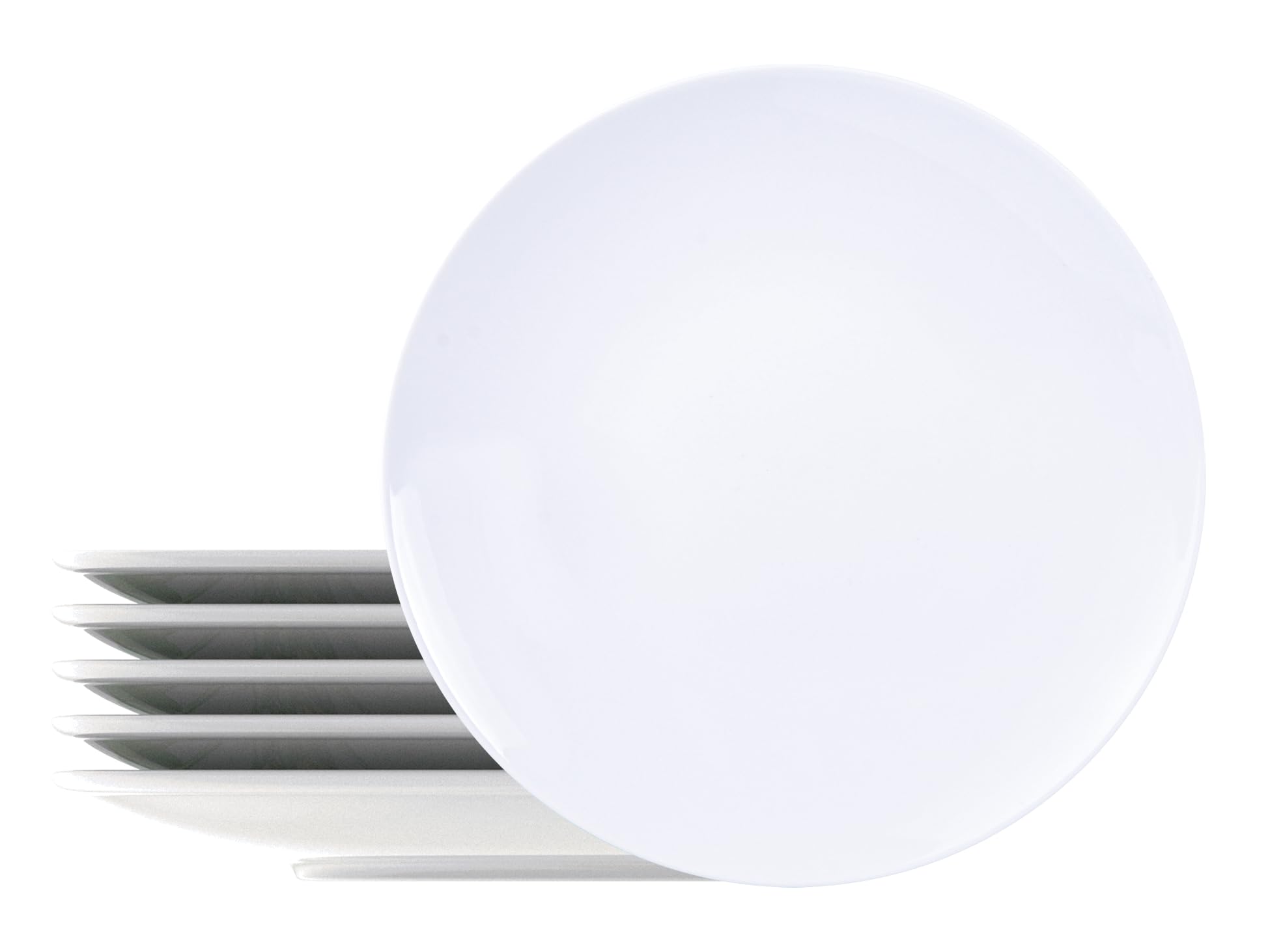 Kit Prato Raso Tramontina Leonora Em Porcelana 25 Cm 06 Peças