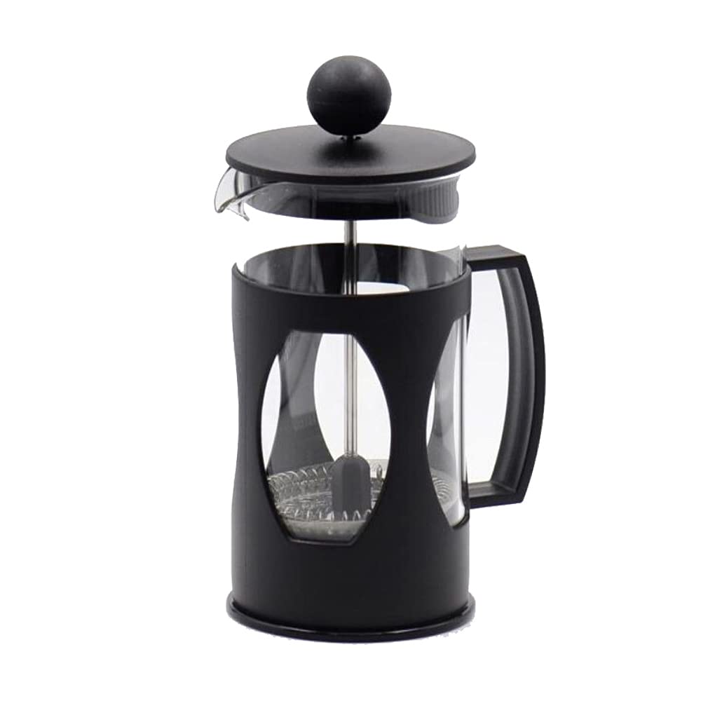 Mimo Style Cafeteira Prensa Francesa, Capacidade Para 350 ml, Com Haste e Alça, Resistente, Suporta Altas e Baixas Temperaturas (-20 °C a 180 °C), Excelente Sistema de Filtragem