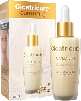Cicatricure - Sérum Firmador Gold Lift, 30ml, Reduz rugas gravitacionais em 2 semanas
