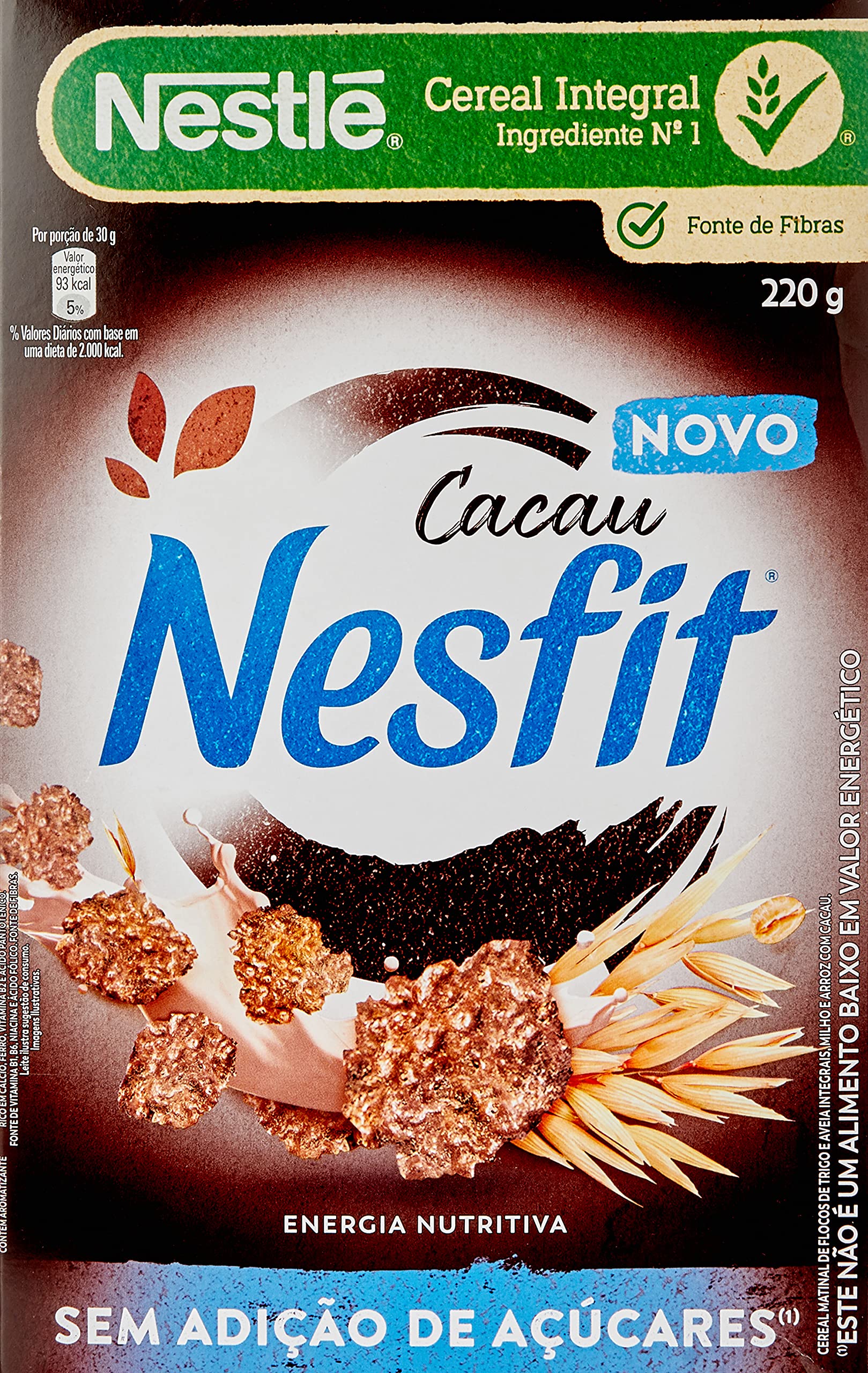 Nesfit Cereal Matinal Cacau Sem Adição De Açúcares 220G