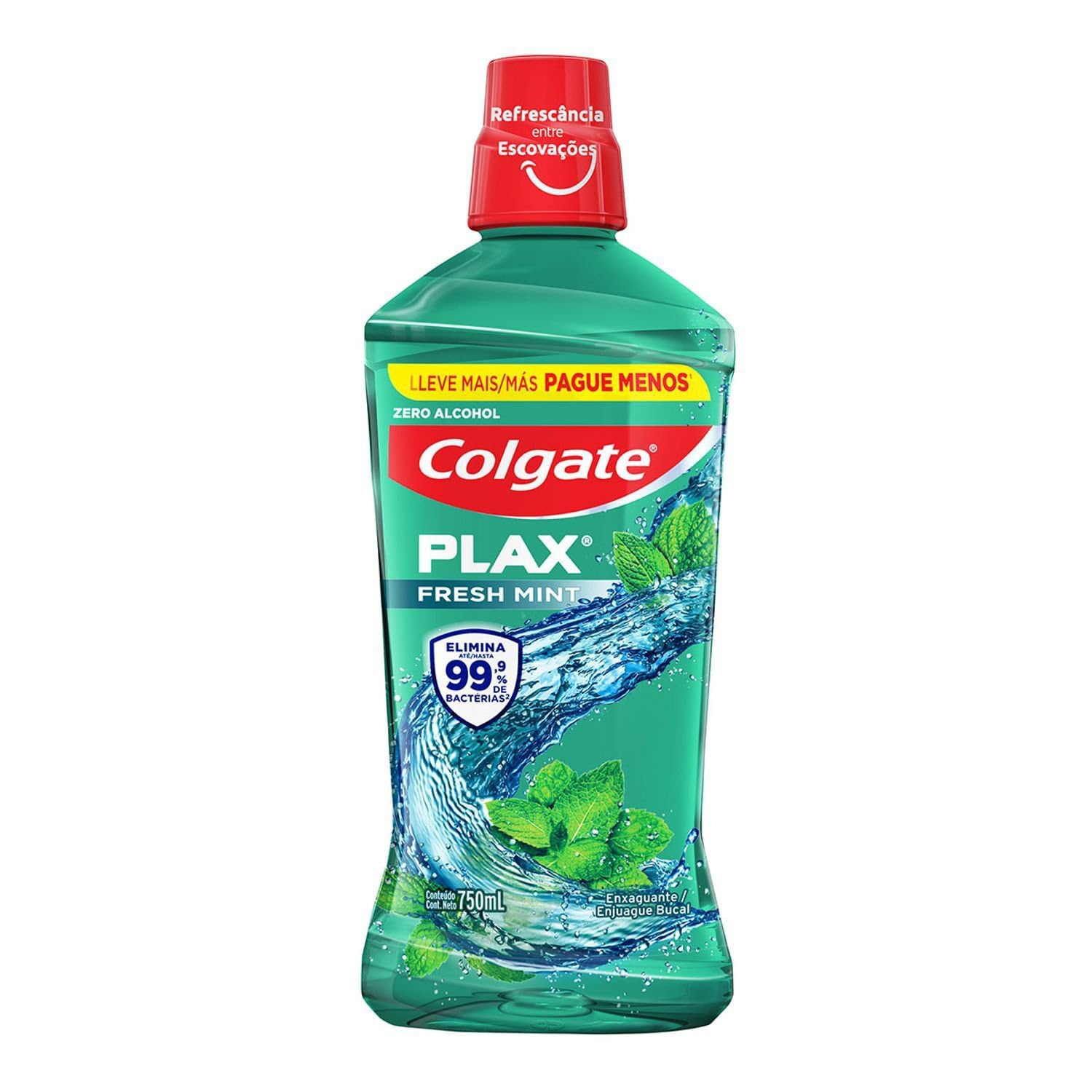 Enxaguante Bucal Colgate Plax Fresh Mint 750ml