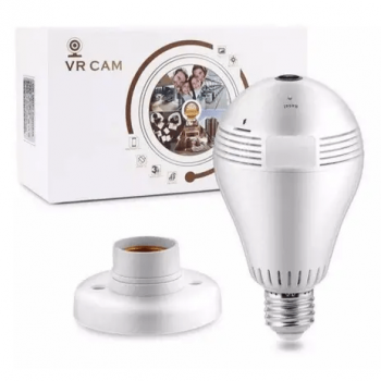 Lampada Camera Monitoração Celular 3D Wifi V380 Cam – Vr Cam