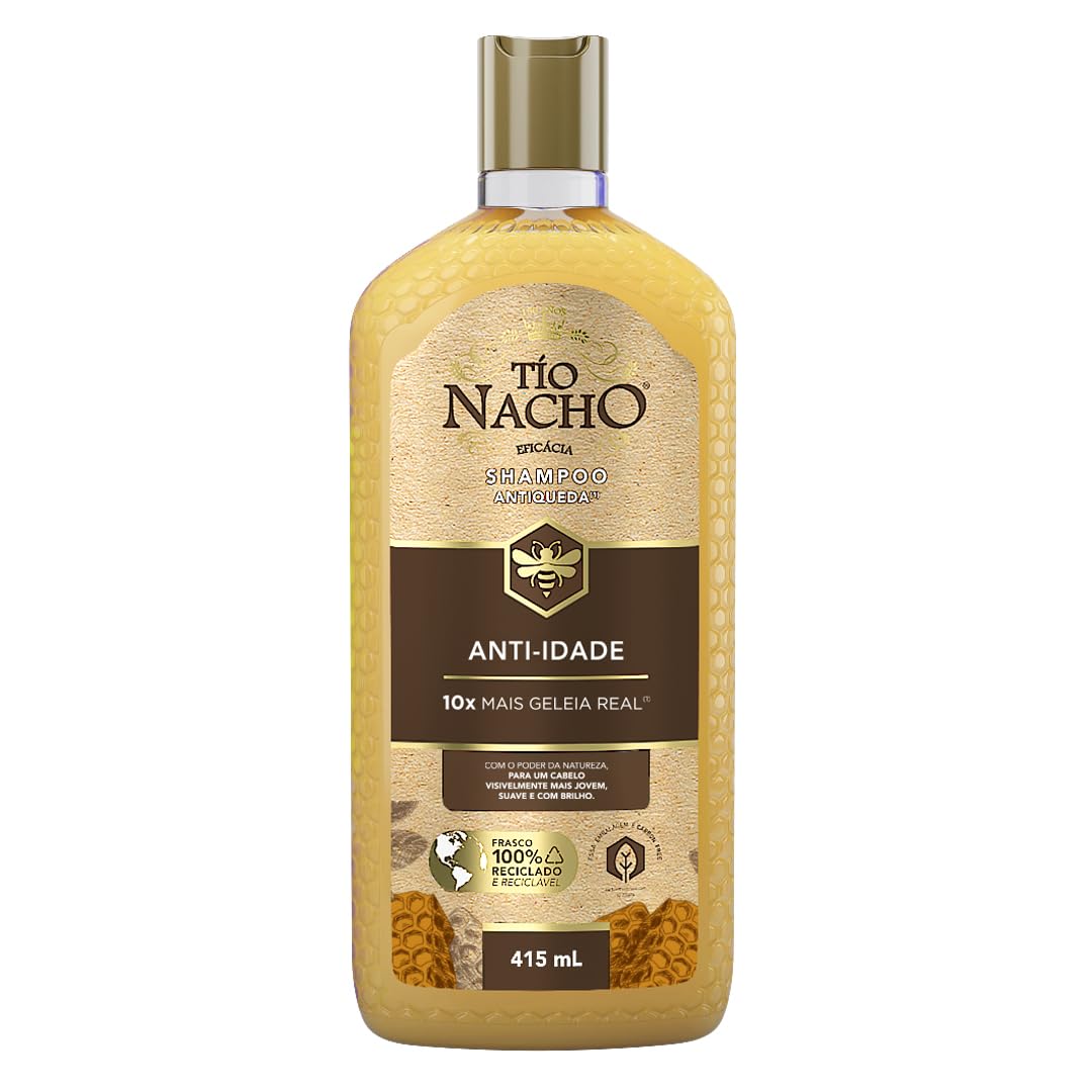 Tio Nacho - Shampoo Anti-idade Para Rejovelhecimento Capilar, 415ml