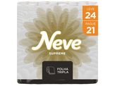Papel Higiênico Folha Tripla Neve Supreme 24 Rolos -R$21,00[C.OURO]20M
