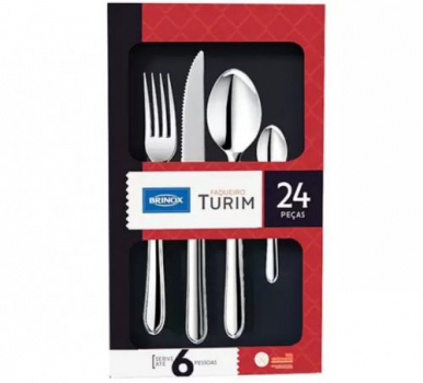 Faqueiro Brinox Inox Turim 5111/142 – 24 Peças