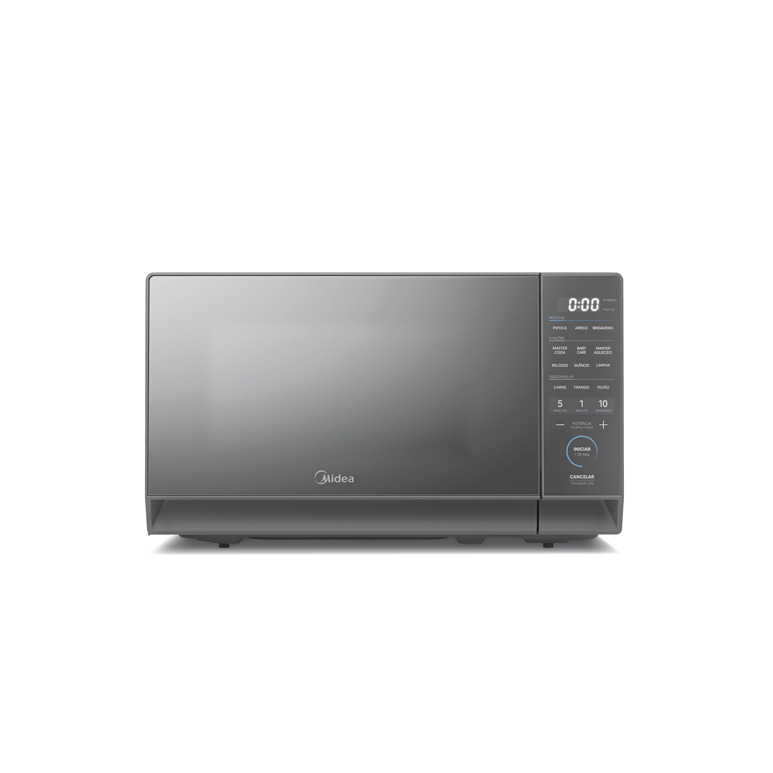 Micro-ondas 20L Prata Porta Espelhada MasterCook Midea 220V