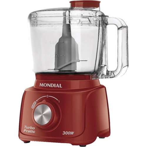 Mini Processador Turbo Pratic MP16R Mondial Vermelho