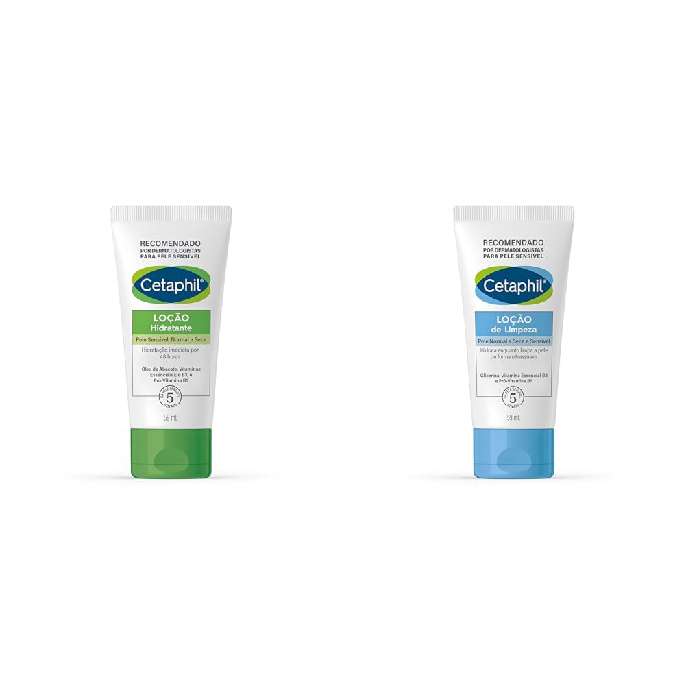 Kit Cetaphil Travel Size Hidratante 59ml e Loção Facial 59ml (2 Produtos)