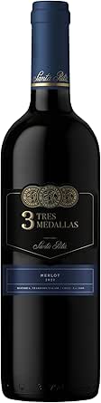 VINHO 3 MEDALLAS MERLOT 750ml
