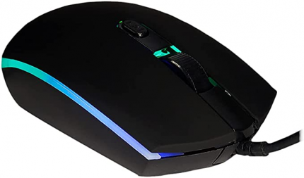 Mouse USB, Santana Centro, Gamer, Led, 7 Cores, 2400 Dpi
