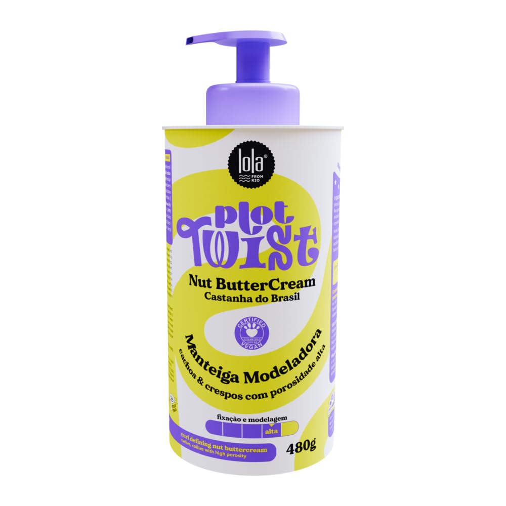 Lola - Manteiga Modeladora Cap Lola 480G Plot Twist Nut Butter Cream