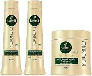 Shampoo Condicionador e Máscara Murumuru Haskell 500ml