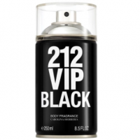Body Spray Carolina Herrera 212 Vip Men Black - 250ml - Sephora