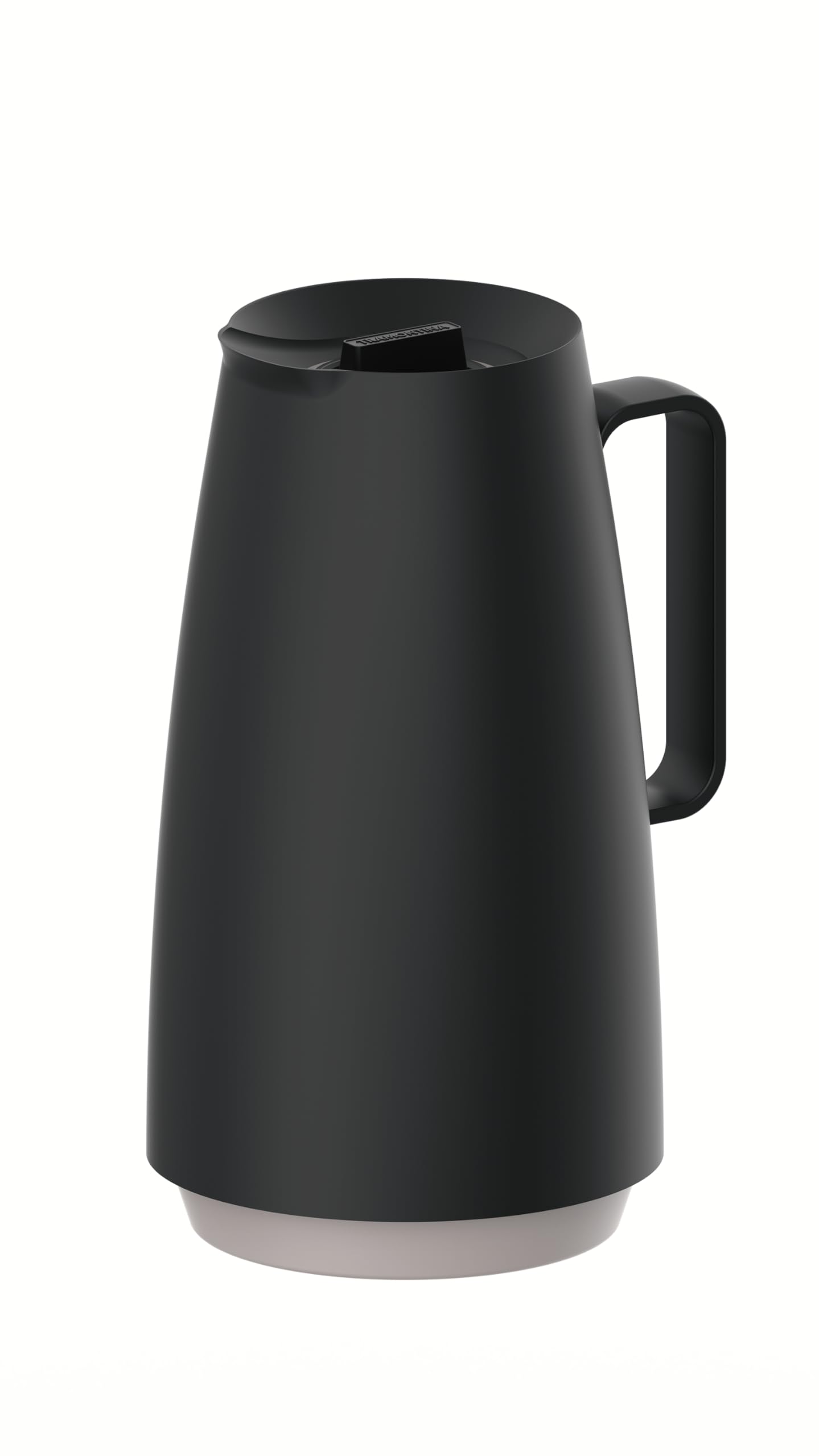 Bule Térmico Tramontina Exata em Plástico Preto com Ampola de Vidro 500 ml