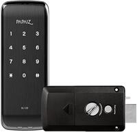 Fechadura Digital De Sobrepor Sl 120 Papaiz, Preto