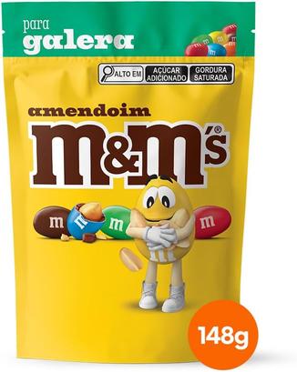 MARS Mm S Amendoim Mars 1X148G Mars Sabor Chocolate