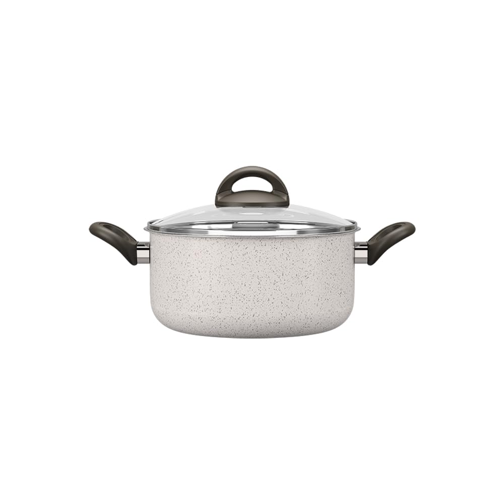 Brinox - Caçarola com Tampa 20Cm 2,65L Ceramic Life Suprema - Vanilla