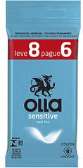 (PRIME) Preservativo Olla Sensitive Leve 8 Pague 6
