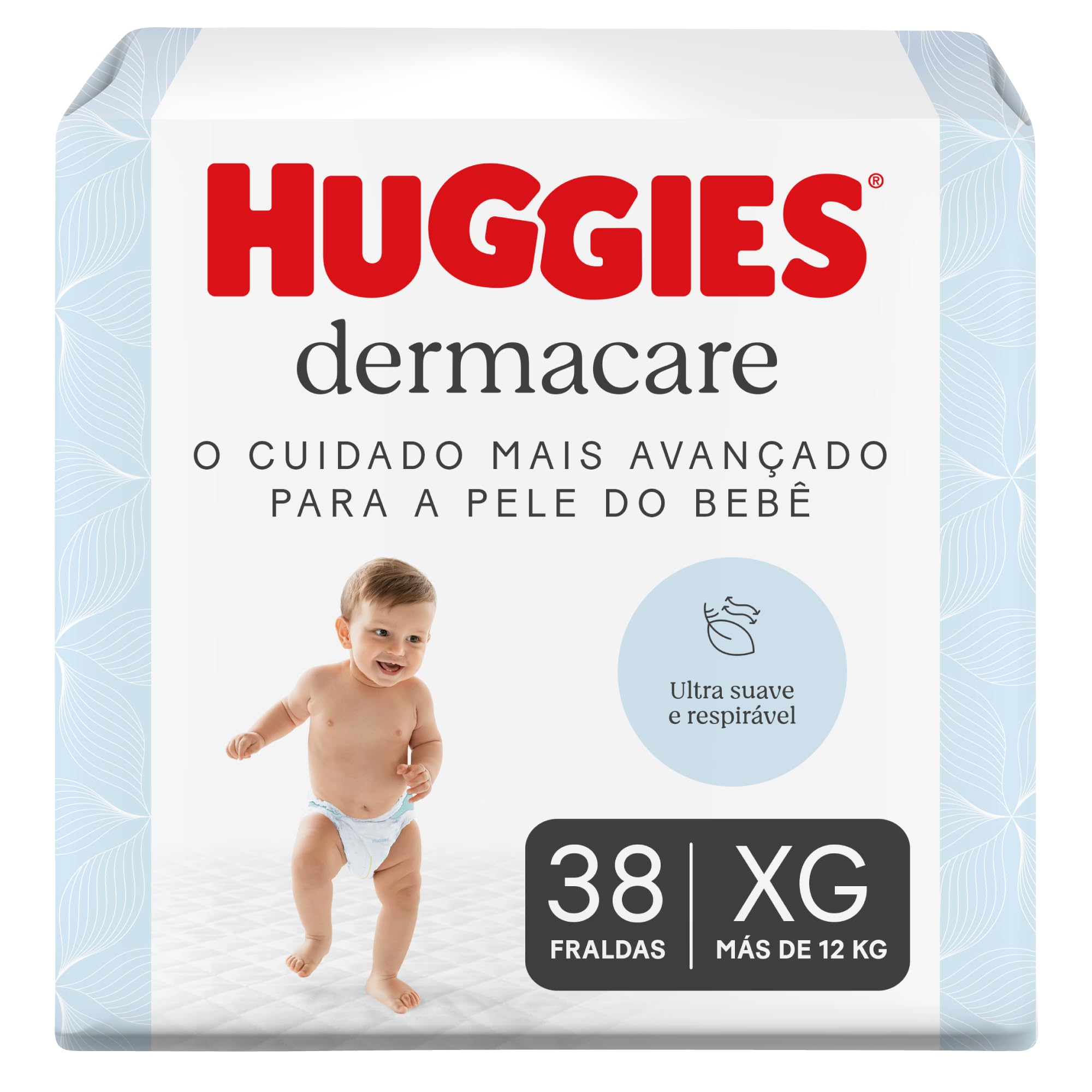 Fralda Huggies Premium Dermacare Tamanho XG - 38 Fraldas Premium