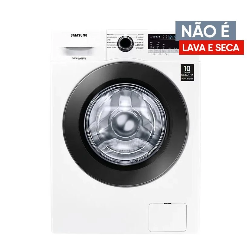 Lavadora de Roupas Samsung 11kg Branca com 11 Programas de Lavagem - WW11J4473PW