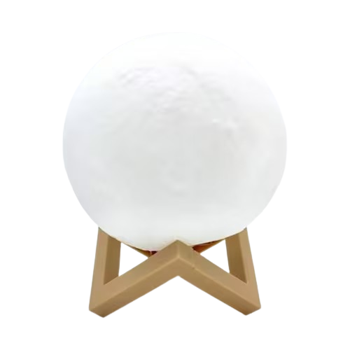 Luminaria Lua Cheia 3D Decoração Decoração Para Quarto Sala