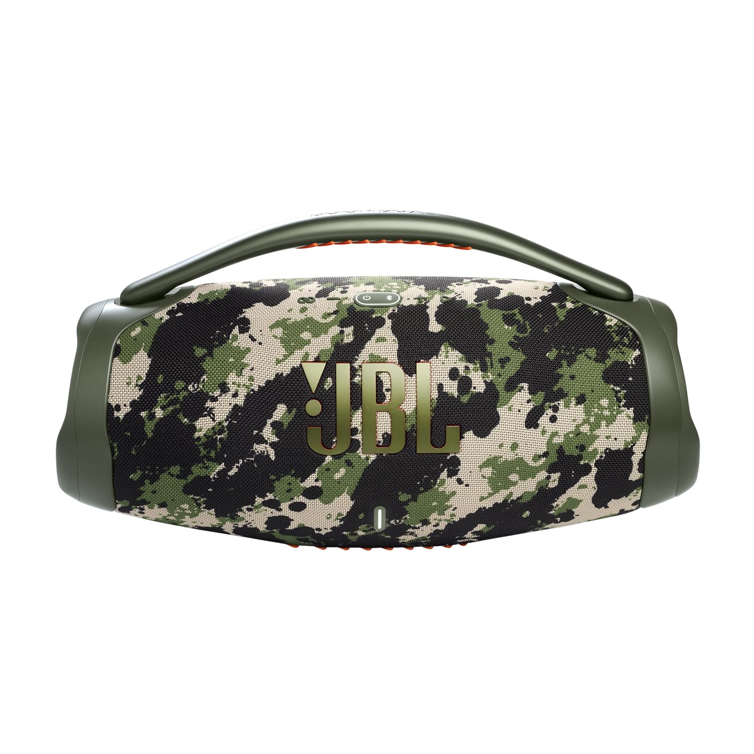 JBL, Caixa de Som, Boombox 3, Bluetooth, À Prova d'água e Poeira - Verde Militar Camuflada