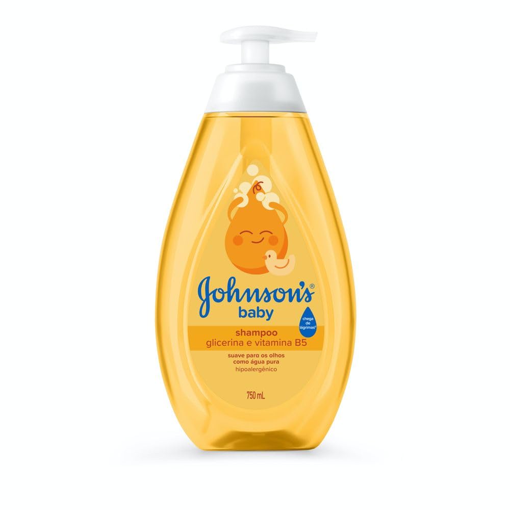 Johnson's Baby Shampoo Para Bebê De Glicerina, 750ml
