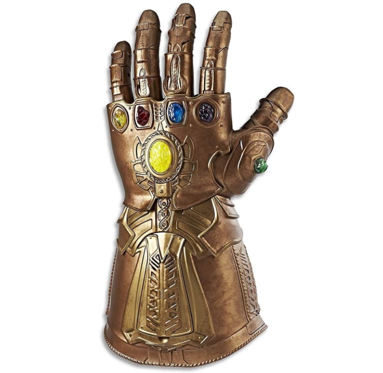 Acessório Colecionável Marvel Legends Manopla com Joias do Infinito Eletrônica Hasbro