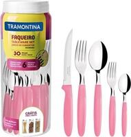 Faqueiro Inox 30 peças Ipanema Rosa Tramontina