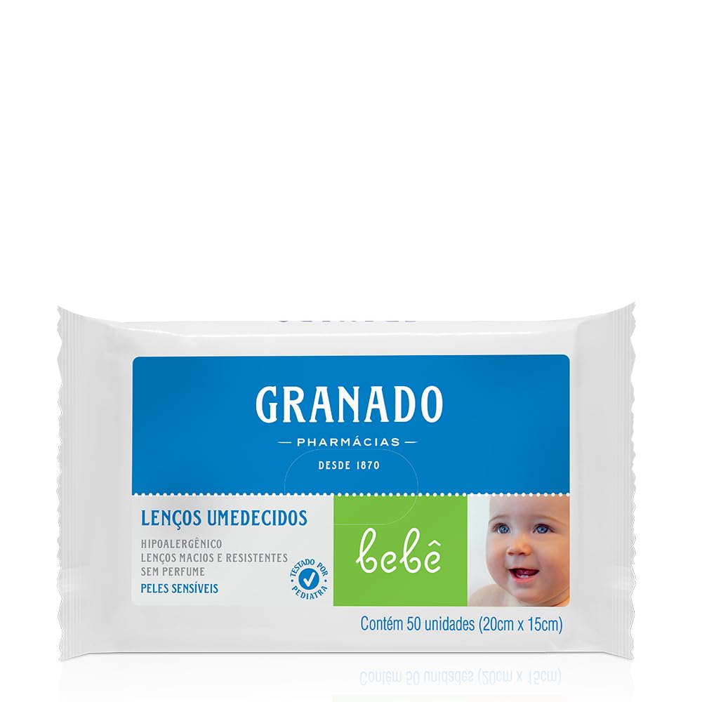 Lenços Umedecidos Bebê Tradicional, Granado