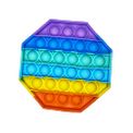 Brinquedo Pop It Fidget Colorido Anti-Stress Sensorial Importado Entrega Imediata (Octógono)