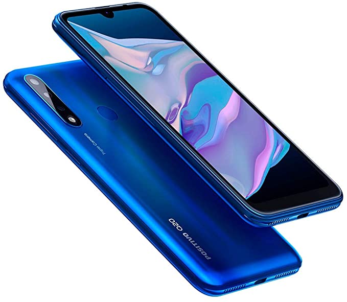 Positivo Q20 128 GB, Octa-core, Tela de 6,1" HD+ IPS, Câmeras de 13 MP, 5 MP e 2 MP, frontal de 8 MP, 4000 mAh, Dual SIM, Android 10 - Midnight Blue