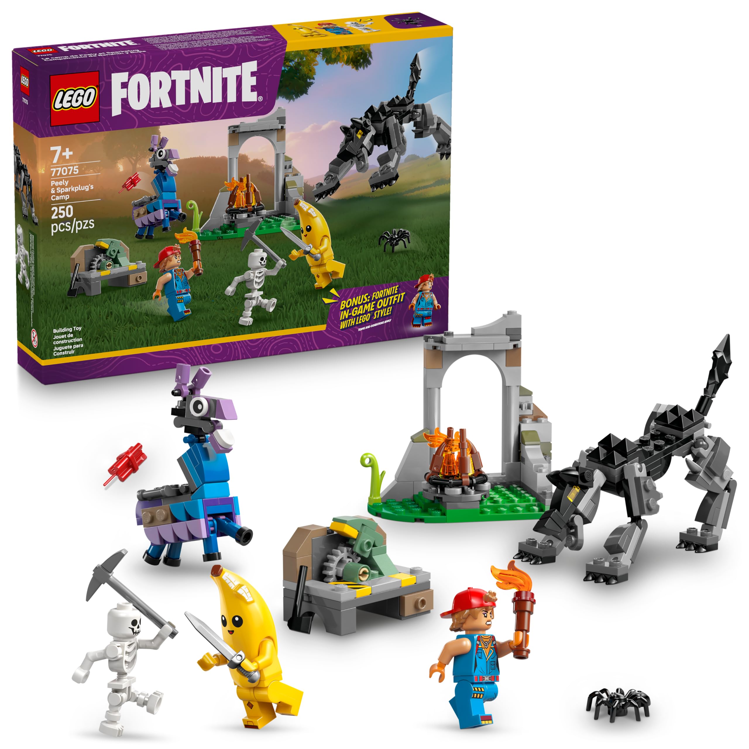 LEGO Fortnite Acampamento De Embananado E Faísca 77075