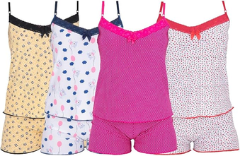 Kit com 4 Baby Dolls Thais