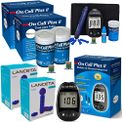 Kit Medidor Oncall Glicemia 100 Tiras Glicose + 200 Lancetas