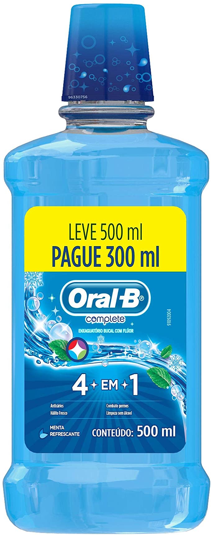 Antisséptico Bucal Oral-B Complete Menta - 500Ml, Oral-B