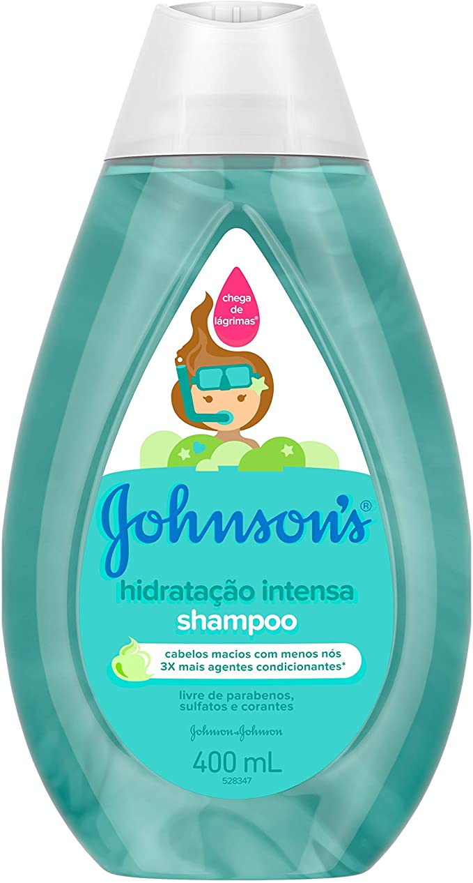 Shampoo Infantil, Johnson's Baby, Hidratação Intensa, 400 ml
