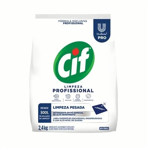 Limpador Em Po Limpeza Pesada 2,4kg Cif (64347284)